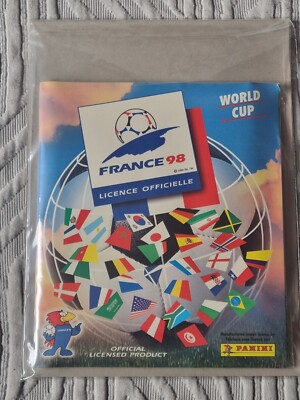 Panini World Cup France 98 Album : Empty Album + Full Set New Factory Sealed 