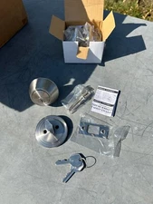 NEW Mobile Home Single Cylinder Deadbolt with keys Stainless Steel