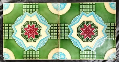 6'' x 6'' Ceramic Glazed tile Porcelain Brick Collection Display décor Nomark Q2