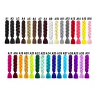 JUMBO Braiding Hair 60cm Hair Extensions Synthetic Fiber Crochet Braid Kanekalon