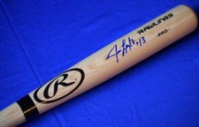 Jim Leyritz JSA Coa Autograph Rawlings Pro Signed Baseball Bat