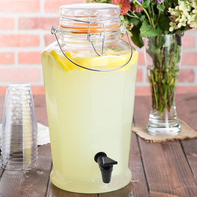 4 Rubinetti Per Distributori D'Acqua - Ricambio Universale In Plastica Per Bottiglie D'Acqua, Birra, Vino - Foto 11