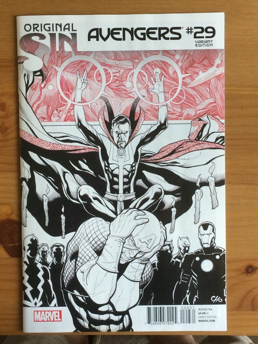 Avengers #29 Original Sin- Sketch 1:10 Variant NM 1st Print