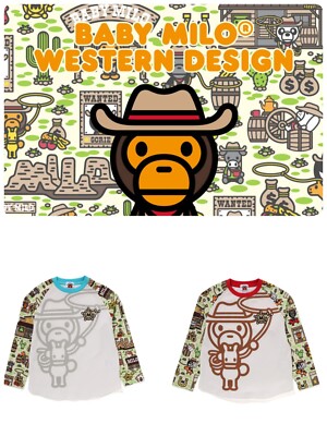 BABY MILO Tシャツ　長袖半袖2枚セット サイズ☆半袖90.長袖100 KID'S | bape.com