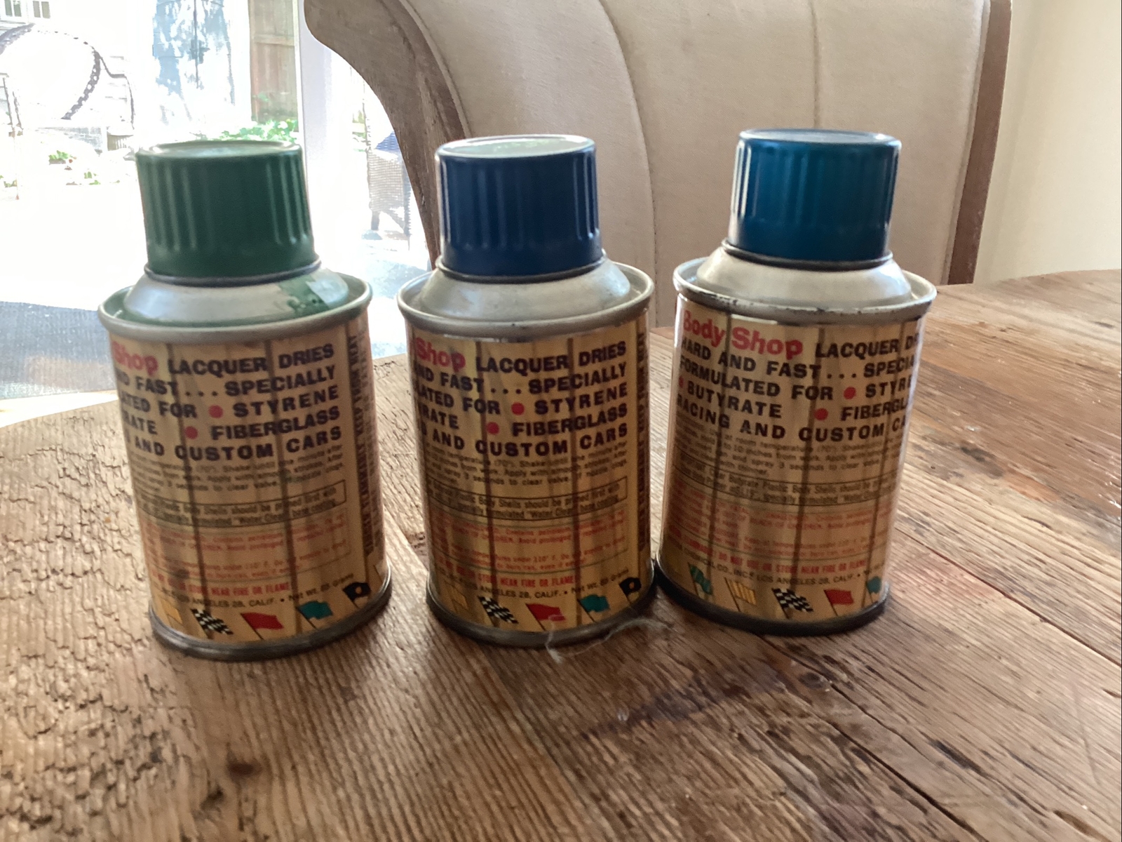 2 1960’s Pactra "Body Shop" Spray Paint Cans eBay