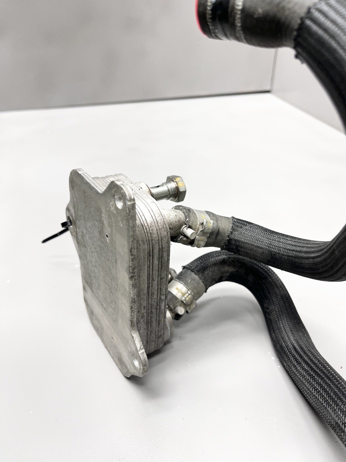 ⭐️2017-2020 MASERATI LEVANTE POWER STEERING OIL COOLER & BRACKET W/ HOSES OEM