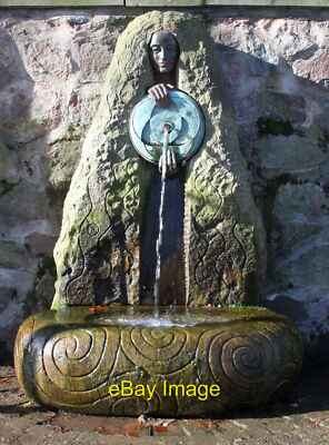 Photo 12x8 The Malvhina fountain Great Malvern Sculptured by Rose Garrard  c2011