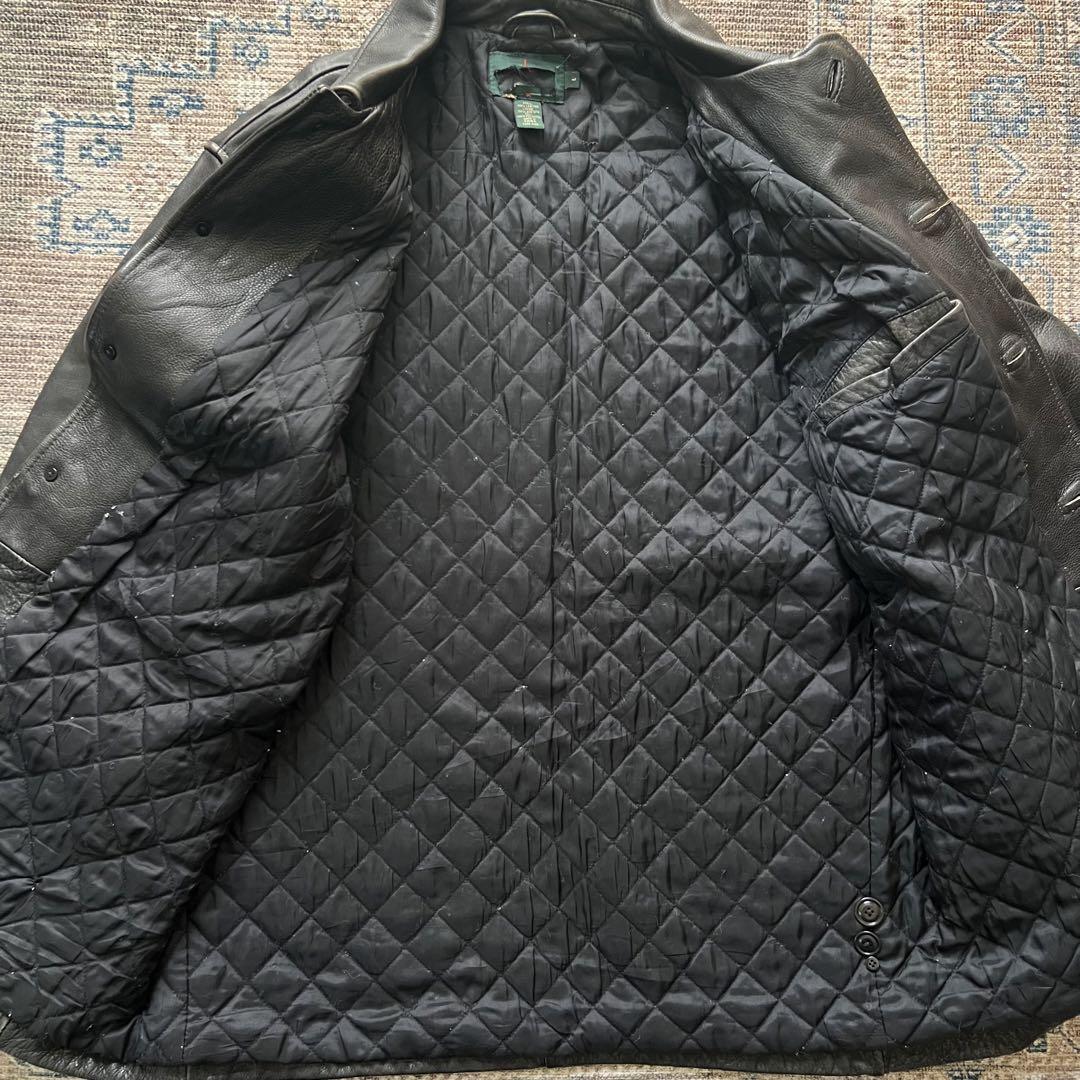 90S Vintage J.Crew Leather Jacket Carcoat Black | eBay 90S Vintage J.Crew Leather Jacket Carcoat Black | eBay