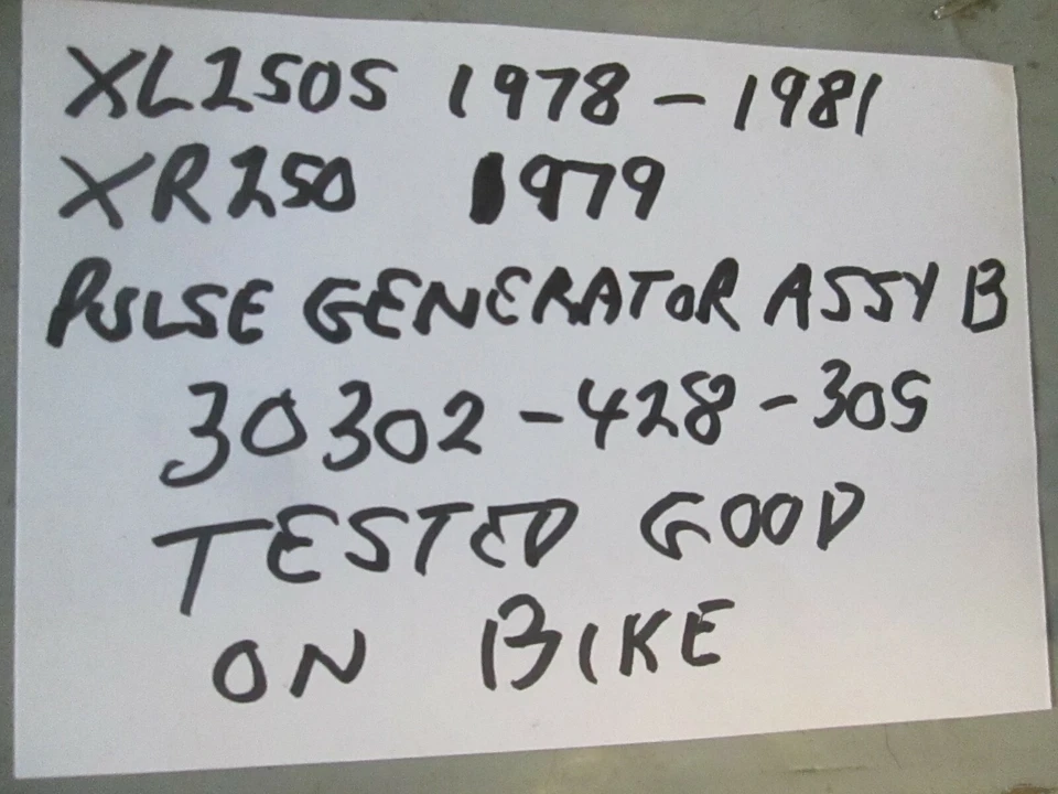 Vintage Honda XL250S / XR250  pulse generator assembly " B " 30302-428-305 - Imagem 3 de 4