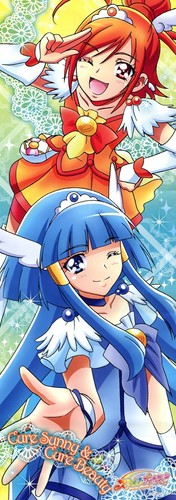 poster Smile Precure Pretty Cure Glitter Force anime Aoki Reika Chloe Hino Akane