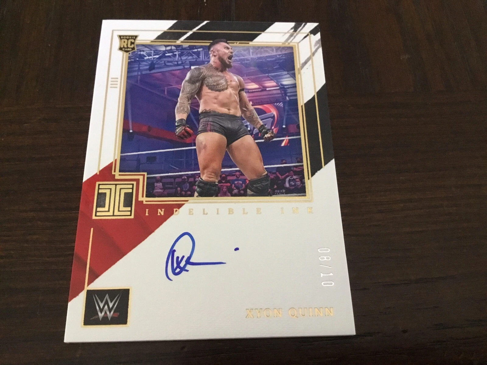 2022 Impeccable WWE Xyon Quinn Indelible Ink Rookie On-card Auto SSP /10 NXT 2.0