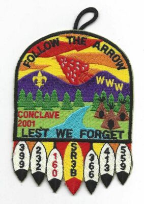 OA 2001 Conclave Follow The Arrow Lets We Forget BLK Bdr. [MO-1593]