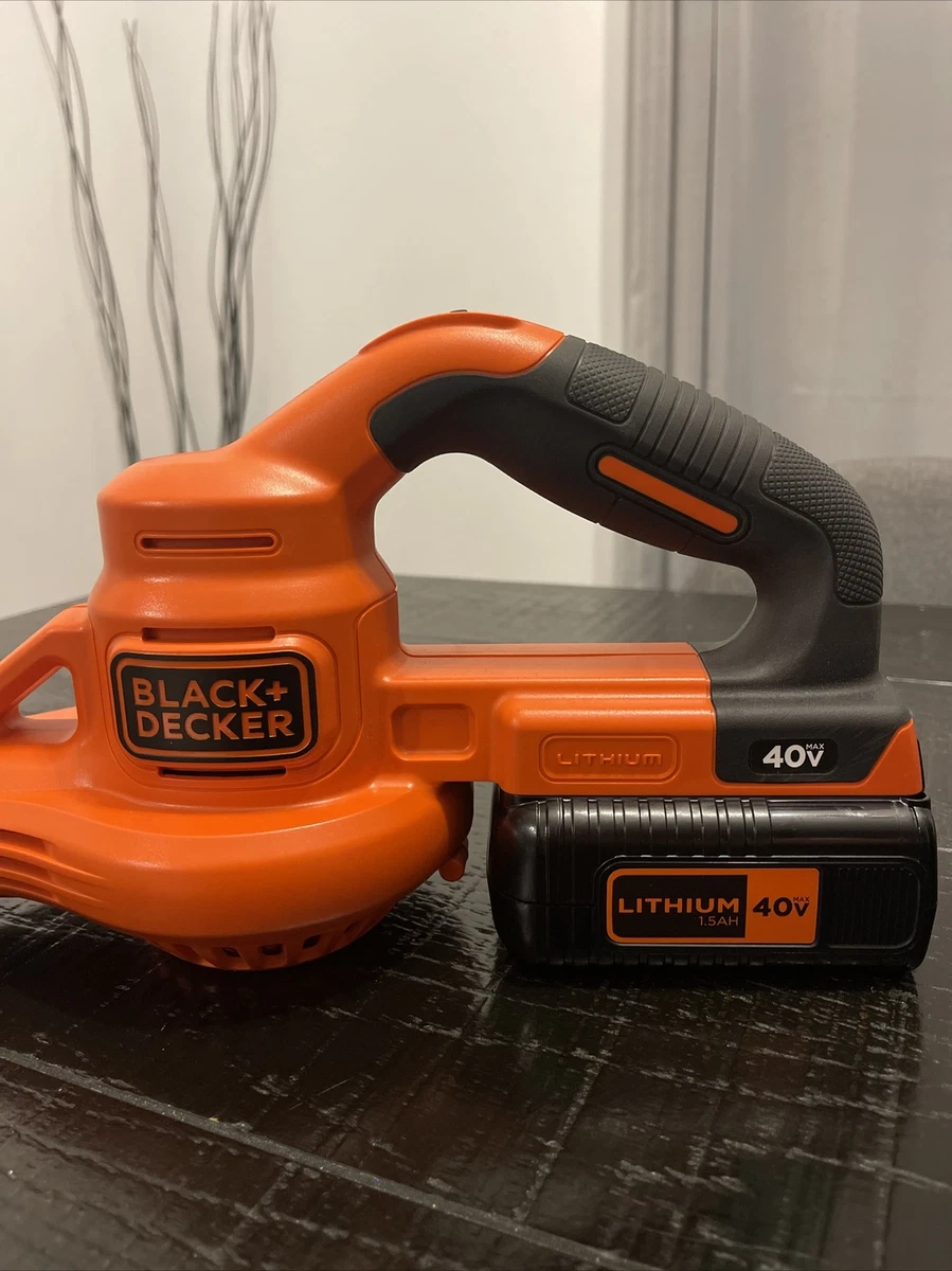 BLACK+DECKER LSW221 Black/Orange Lithium Sweeper