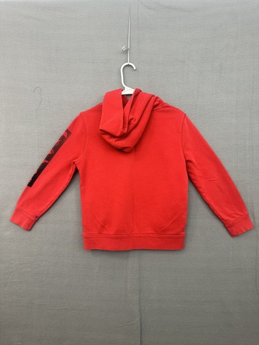 GAP Teen Boys Red Hooded Sweater Size 10 - Picture 16 of 16
