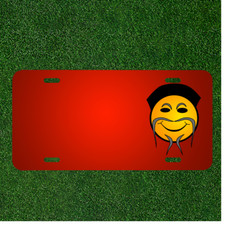 Custom Personalized License Plate With Add Names To Chinese Smiley Emoticon Custom Personalized License Plate With Add Names To Chinese Smiley Emoticon