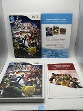 Super Smash Bros Brawl Nintendo Wii, 2008 Replacement Case Manual Only