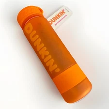 Rare | Dunkin’ Donuts - Orange Plastic Hydration Sipper Travel Cup 27oz NWT HTF