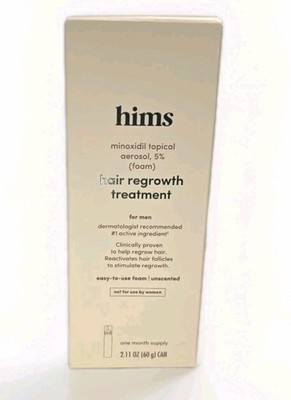 Hims Men's 5% Minox Foam Solution Hair Regrowth Treatment 04/27