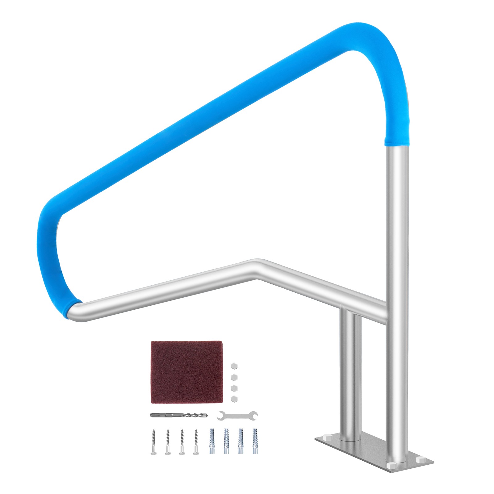 Uimoso Pasamanos Piscina 100 kg Asa de sujeción para entrada segura a la piscina, 1395x810x100mm