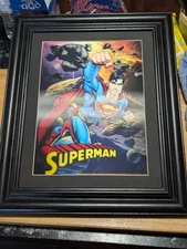 Superman Asteroid 3D Poster Wall Art Decor Print | 14x18.5 inches 