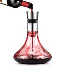 Weinkaraffe Glastal 1800ml Kristallglas Dekan...