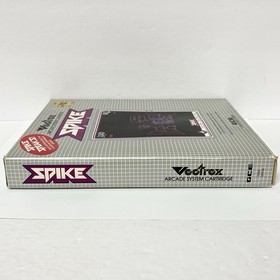 Vectrex Spike Complete CIB Video Game Cartridge Manual Overlay 1983 VTG Tested