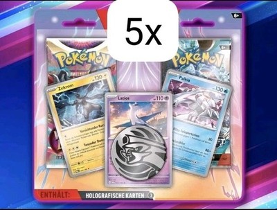 5x Pokemon 2er Blister Palkia Enhanced