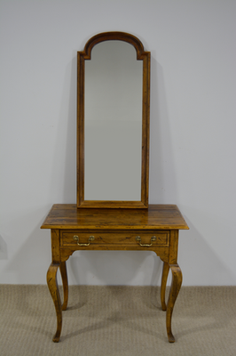 Ethan Allen Old World Treasures Console Table/Desk Mirror Maple Ethan Allen Old World Treasures Console Table/Desk Mirror Maple