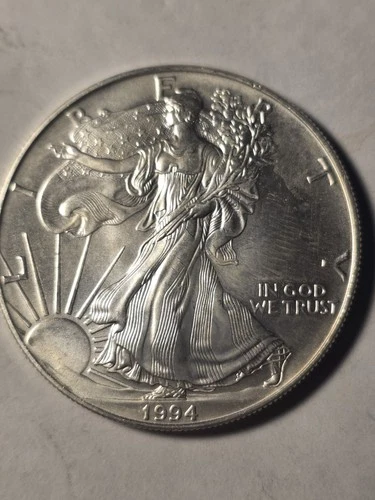 1994  Silver Eagle $1 Dollar 1oz Uncirculated .999 MS-Brilliant Uncirculated-