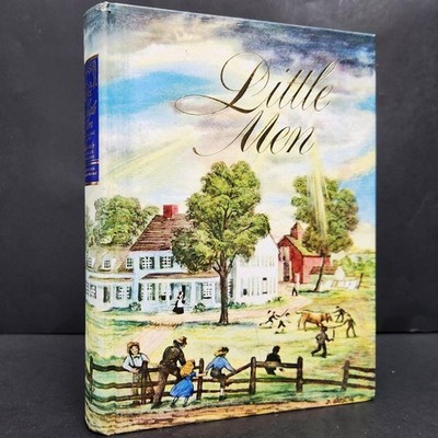 vintage 1976: Little Men by Louisa May Alcott Illustrated Hardcover