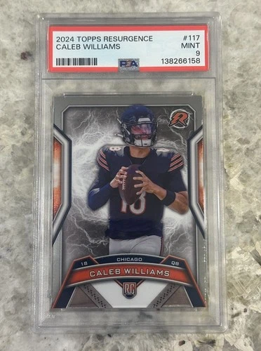 2024 Topps Resurgence - Rookies Caleb Williams #117 (RC) PSA 9 Chicago Bears