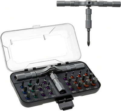 24 in1magnetic screwdriver set, Ratchet Screwdriver Set,T Handle Ratchet Screwdr