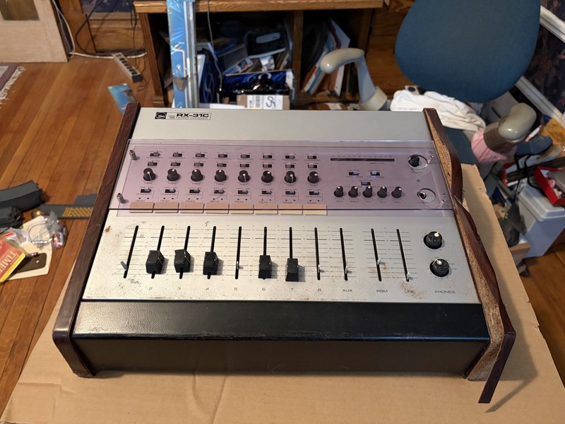 Vtg  RARE TOA RX-31C Professional 8 Channel Audio Input Mixing Console