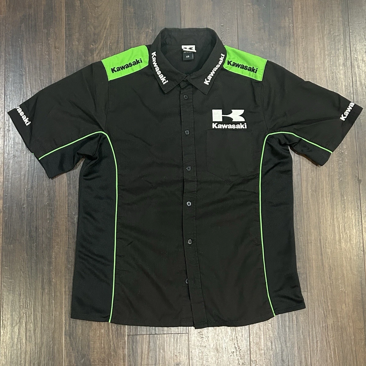 Kawasaki Button-Up Casual Button-Down Shirts for Men for sale | eBay