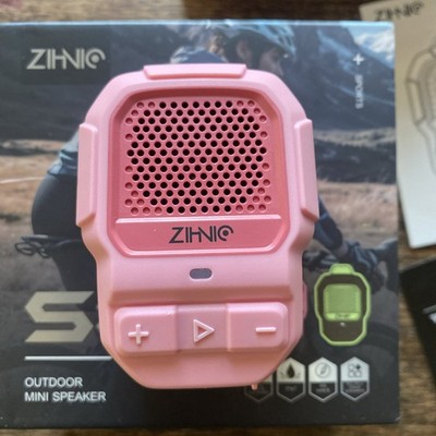 Mini Bluetooth Speaker Portable Belt Clip On Cycling Outdoor 14 Hour Pink NEW