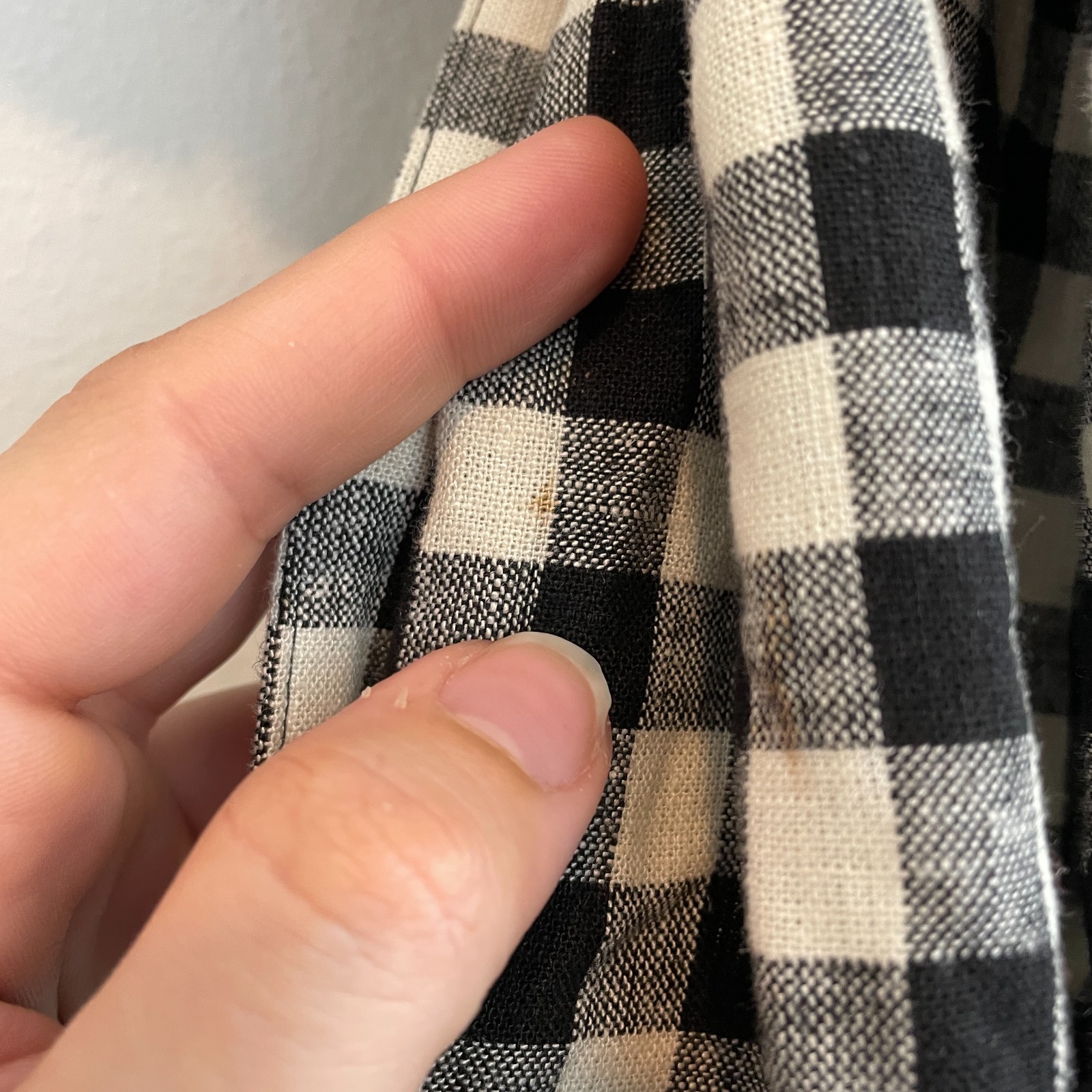 Zara Dress Women S Gingham Puff Sleeve Button Cottagecore Picnic Mini Buttons thumbnail 4