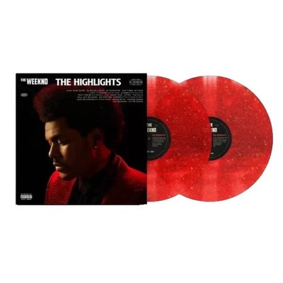 The Weeknd (SEE DETAILS) The Highlights - 2 LP Red Sparkle Vinyl LP Record NEW