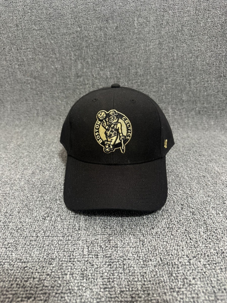 '47 Brand Boston Celtics Dad Hat Strapback Black Gold OSFA NBA Cap