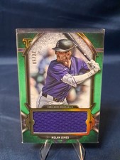 2024 Topps Triple Threads - Single Jumbo Relics Nolan Jones #SJR-CJC Emerald /27