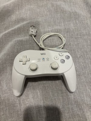Official OEM Nintendo Wii Classic Controller Pro RVL-005 - White - Not Tested 