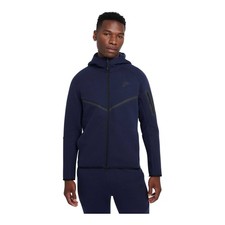 Mens Nike Tech Full Zip Windrunner Hoodie Obsidian/Black HV0949-451