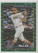 2024 Topps Update Green Crackle Foilboard 358/499 Kevin Pillar #US214 8is