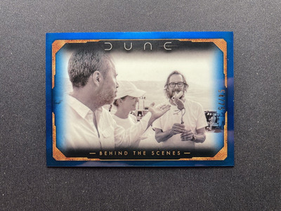 2024 Topps Chrome Dune - BEHIND THE SCENES BLUE 54/75 WITH THE DESERT MOUSE PROP