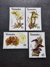 TIMBRE VANUATU FLORE CHAMPIGNONS N°686/689 NEUF ** LUXE MNH 1984 