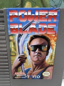 Power Blade NES 1991: cartuccia, manuale, scatola, manicotto antipolvere, protezione *LEGGI*
