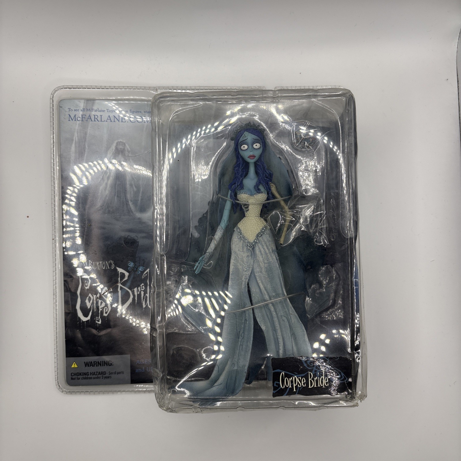 MCFARLANE TOY'S Tim Burton's Corpse Bride Emily Figura ¡Nuevo! ¡Sellado! 2006