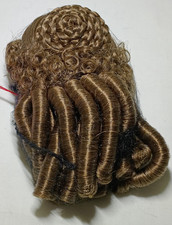 NEW Monique Doll Wig Size 6-7 "BRIGITTE" Light Brown Long Ringlet Curls