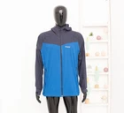 BERGANS Microlight Jacket Blue Hooded Windbreaker Outdoor Coat Men's Size L