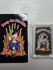 Scrooge McDuck 1 oz  Silver Art Bar Keep On Stackin Mintage of Only #33/100 Bars