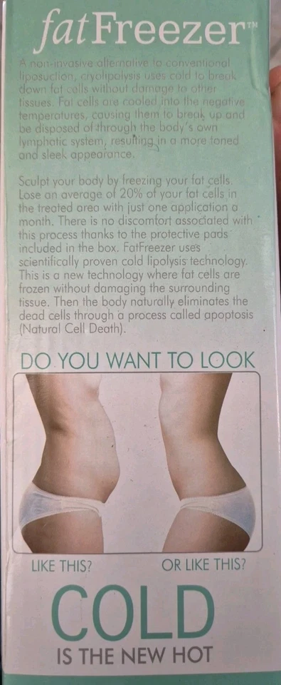 Dispositivo para esculpir corporal con congelador de grasa con correa y adaptador - sin almohadillas Foto 2 de 4